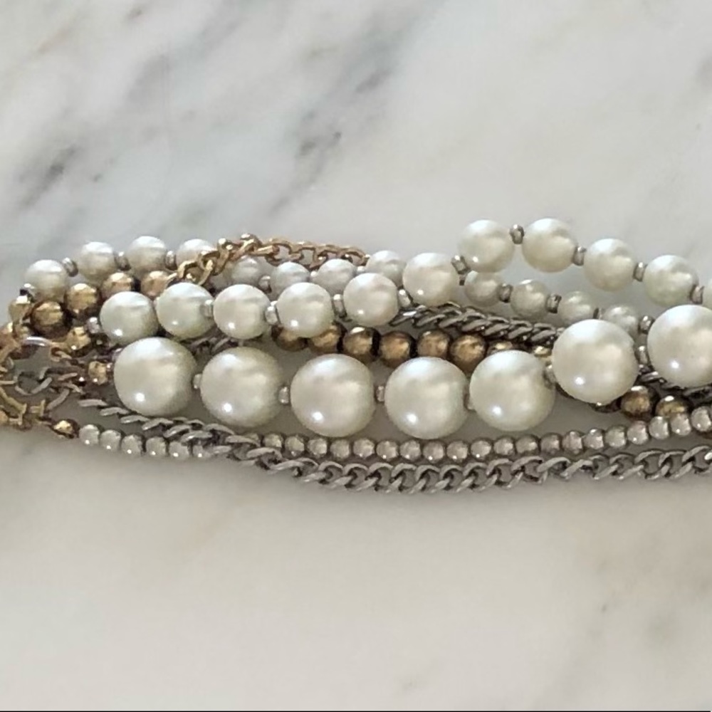 LOFT  8-strand necklace. - Picture 2 of 3